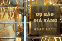 Dự báo giá vàng 22/11: Có thể giảm nhẹ vào đầu phiên?