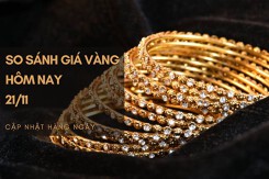 So sánh giá vàng hôm nay 21/11: SJC giao dịch ở mức 67,52 triệu đồng/lượng trong phiên đầu tuần
