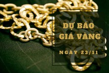 Dự báo giá vàng 23/11: Khả năng quay lại đà tăng theo thị trường thế giới?