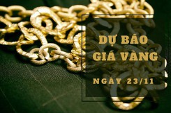 Dự báo giá vàng 23/11: Khả năng quay lại đà tăng theo thị trường thế giới?