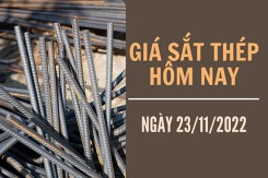 Giá sắt thép xây dựng hôm nay 23/11: Quay đầu giảm, ghi nhận mức 3.683 nhân dân tệ/tấn