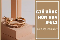 Giá vàng hôm nay 24/11: Điều chỉnh tăng từ 100.000 đồng/lượng đến 200.000 đồng/lượng