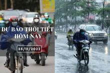 Dự báo thời tiết hôm nay 25/11/2022: Hà Nội lạnh về sáng và đêm, Đà Nẵng, TP HCM có mưa rào và dông, ngày nắng