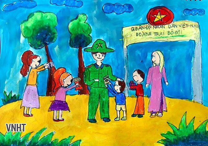 Những bức tranh 22/12 đẹp và ý nghĩa nhất