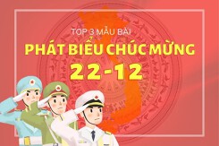 Top 3 mẫu bài phát biểu chúc mừng ngày 22/12 hay và ý nghĩa nhất 2022