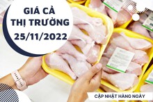 Giá cả thị trường hôm nay 25/11/2022: Các loại thịt gà có giá ổn định tại Farmers' Market, Bách Hóa Xanh
