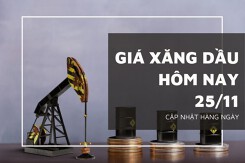 Giá xăng dầu hôm nay 25/11: Quay đầu nhích nhẹ gần 0,5% sau phiên hôm qua