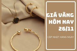 Giá vàng hôm nay 26/11: Biến động không đồng nhất từ 100.000 đồng/lượng đến 200.000 đồng/lượng