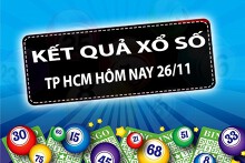 (KQXSHCM) Kết quả xổ số TP HCM hôm nay thứ Bảy 26/11/2022: Giải đặc biệt 244392