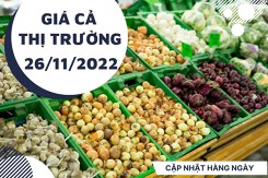 Giá cả thị trường hôm nay 26/11/2022: Rau củ quả có giá ổn định, hàng tiêu dùng giảm đến 50%