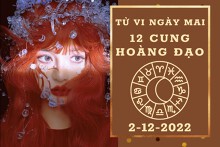 Tử vi ngày mai của 12 cung hoàng đạo 2/12/2022: Kim Ngưu tài lộc bình ổn, Bạch Dương công việc tốt đẹp