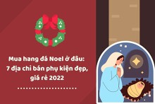 Mua hang đá Noel ở đâu: 7 địa chỉ bán phụ kiện đẹp, giá rẻ 2022