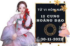 Tử vi hôm nay của 12 cung hoàng đạo ngày 30/11/2022: Cự Giải tài lộc khá ổn, Song Ngư công việc đại cát đại lợi
