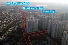 Những tuyến đường đang và sẽ mở qua khu đô thị Times City