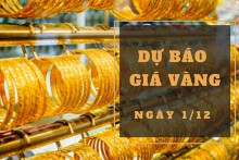 Dự báo giá vàng 1/12: Có thể tăng theo diễn biến của thị trường thế giới?