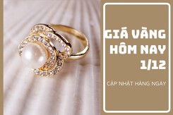 Giá vàng hôm nay 1/12: Điều chỉnh tăng từ 100.000 đồng/lượng đến 300.000 đồng/lượng