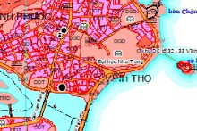 Bản đồ quy hoạch sử dụng đất phường Vĩnh Thọ, TP Nha Trang, tỉnh Khánh Hòa