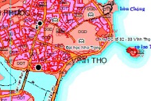 Bản đồ quy hoạch giao thông phường Vĩnh Thọ, TP Nha Trang, tỉnh Khánh Hòa