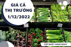Giá cả thị trường hôm nay 1/12/2022: Rau xanh tại Co.op Mart, Farmers' Market có giá cả phải chăng