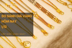 So sánh giá vàng hôm nay 1/12: Đảo chiều tăng giá phiên đầu tháng, SJC lên 67,6 triệu đồng/lượng