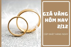 Giá vàng hôm nay 2/12: Tăng từ 250.000 đồng/lượng đến 400.000 đồng/lượng