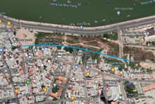 Đường sẽ mở ở phường Xương Huân, TP Nha Trang, tỉnh Khánh Hòa