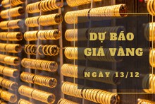 Dự báo giá vàng 13/12: Giảm vào đầu phiên theo thị trường thế giới?