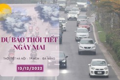 Dự báo thời tiết ngày mai 13/12/2022: Hà Nội không mưa, trời rét, Đà Nẵng lạnh và mưa vài nơi, TP HCM nắng cả ngày