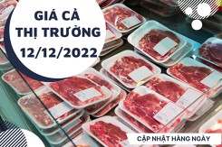 Giá cả thị trường hôm nay 12/12/2022: Thịt heo tươi với giá phải chăng vào đầu tuần