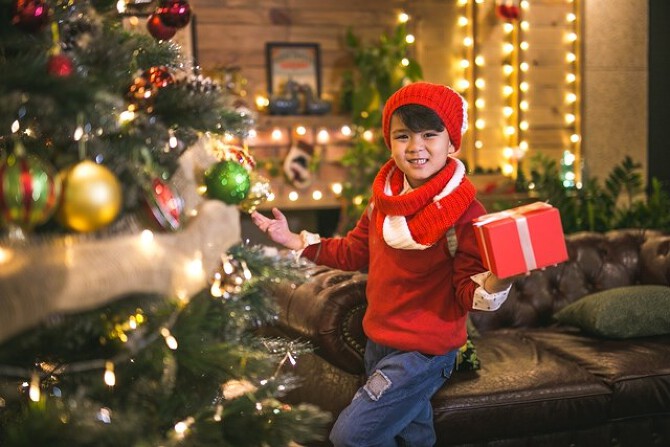 Gợi ý những món đồ diện đi chơi Noel dành cho bé