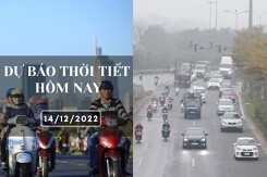 Dự báo thời tiết hôm nay 14/12/2022: Hà Nội tiếp tục rét sâu, Đà Nẵng ngày mưa đêm rét, TP HCM lạnh về đêm và sáng sớm
