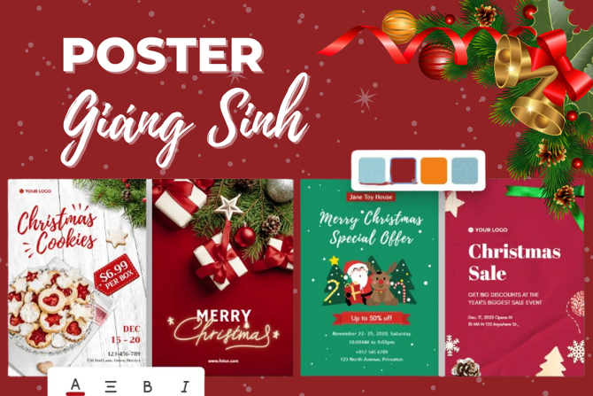 Poster Giáng sinh là gì? Các cách làm poster Giáng sinh ấn tượng, đẹp mắt