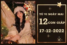 Tử vi ngày mai của 12 con giáp 17/12/2022: Dậu tài lộc kém vượng, Tuất tình yêu đẹp