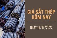 Giá sắt thép xây dựng hôm nay 16/12: Tiếp đà đi lên trong giao dịch cuối tuần