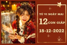 Tử vi ngày mai của 12 con giáp 18/12/2022: Dần tài lộc hanh thông, Mùi sự nghiệp thuận lợi
