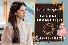 Tử vi hôm nay của 12 cung hoàng đạo ngày 18/12/2022: Cự Giải công việc tươi sáng, Song Ngư tài lộc không dư dả