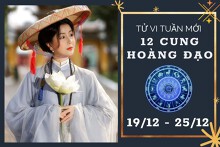 Tử vi tuần mới của 12 cung hoàng đạo từ 19/12 đến 25/12: Sư Tử tình cảm không thuận lợi, Thiên Bình tài lộc tích cực