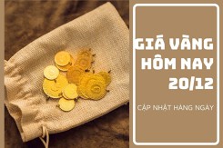 Giá vàng hôm nay 20/12: Điều chỉnh giảm từ 50.000 đồng/lượng đến 100.000 đồng/lượng