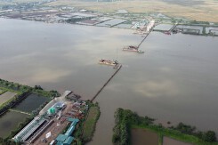 Cận cảnh cầu vượt sông Đáy dài 1,2 km nối Ninh Bình - Nam Định