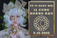 Tử vi ngày mai của 12 cung hoàng đạo 5/12/2022: Sư Tử tài lộc khá giả, Bọ Cạp tình duyên khởi sắc
