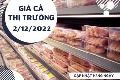 Giá cả thị trường hôm nay 2/12/2022: Bách Hóa Xanh, Farmers' Market lên kệ thịt gà với giá tốt