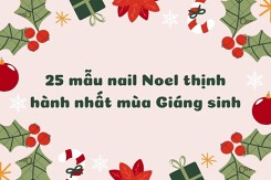 Top 25 mẫu nail Noel thịnh hành nhất mùa Giáng sinh 2022
