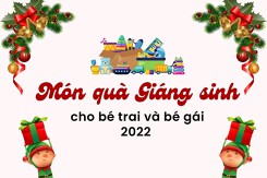 10 món quà Giáng sinh cho bé trai và bé gái đáng yêu, mới lạ năm 2022