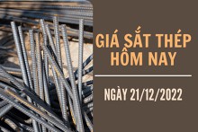 Giá sắt thép xây dựng hôm nay 21/12: Tăng trở lại, đạt mức 3.987 nhân dân tệ/tấn