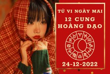 Tử vi ngày mai của 12 cung hoàng đạo 24/12/2022: Bảo Bình tài lộc trung bình, Bọ Cạp tình duyên lạnh nhạt