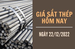 Giá sắt thép xây dựng hôm nay 22/12: Trở lại trên mốc 4.000 nhân dân tệ/tấn