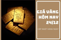 Giá vàng hôm nay 24/12: Đồng loạt ổn định trong phiên giao dịch cuối tuần
