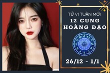Tử vi tuần mới của 12 cung hoàng đạo từ 26/12 đến 1/1: Xử Nữ tài lộc bấp bênh, Bọ Cạp công việc đi xuống