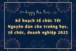 Chi tiết kế hoạch tổ chức Tết Nguyên đán cho trường học, tổ chức, doanh nghiệp 2023
