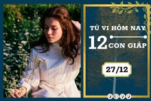 Tử vi hàng ngày hôm nay của 12 con giáp 27/12/2022: Dần tài lộc tụt dốc, Hợi tình duyên kém sắc